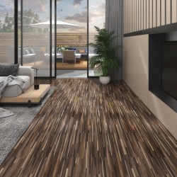 PVC-Laminat 5,02 m² 2 mm Selbstklebend Braun Gestreift