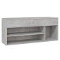 Schuhbank Betongrau 105x30x45 cm Holzwerkstoff Schuhbank Betongrau 105x30x45 cm Holzwerkstoff