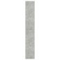 Bücherregal 5 Fächer Betongrau 60x30x189 cm Holzwerkstoff Bücherregal 5 Fächer Betongrau 60x30x189 cm Holzwerkstoff