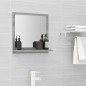 Badspiegel Grau Sonoma 40x10,5x37 cm Holzwerkstoff Badspiegel Grau Sonoma 40x10,5x37 cm Holzwerkstoff