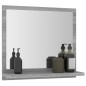 Badspiegel Grau Sonoma 40x10,5x37 cm Holzwerkstoff Badspiegel Grau Sonoma 40x10,5x37 cm Holzwerkstoff
