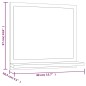 Badspiegel Grau Sonoma 40x10,5x37 cm Holzwerkstoff Badspiegel Grau Sonoma 40x10,5x37 cm Holzwerkstoff