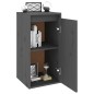 vidaXL Wandschrank Grau 30x30x60 cm Massivholz Kiefer vidaXL Wandschrank Grau 30x30x60 cm Massivholz Kiefer