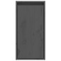 vidaXL Wandschrank Grau 30x30x60 cm Massivholz Kiefer vidaXL Wandschrank Grau 30x30x60 cm Massivholz Kiefer