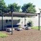Pavillon mit Ausziehbarem Dach 4x3 m Anthrazit Pavillon mit Ausziehbarem Dach 4x3 m Anthrazit