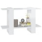 Bücherregal/Raumteiler Hochglanz-Weiß 80x30x51 cm Bücherregal/Raumteiler Hochglanz-Weiß 80x30x51 cm