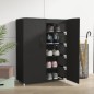 Schuhschrank Schwarz 60x28x90 cm Stoff Schuhschrank Schwarz 60x28x90 cm Stoff