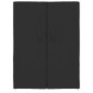 Schuhschrank Schwarz 60x28x90 cm Stoff Schuhschrank Schwarz 60x28x90 cm Stoff