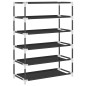 Schuhschrank Schwarz 60x28x90 cm Stoff Schuhschrank Schwarz 60x28x90 cm Stoff