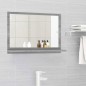 Badspiegel Grau Sonoma 60x10,5x37 cm Holzwerkstoff Badspiegel Grau Sonoma 60x10,5x37 cm Holzwerkstoff