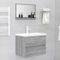 Badspiegel Grau Sonoma 60x10,5x37 cm Holzwerkstoff Badspiegel Grau Sonoma 60x10,5x37 cm Holzwerkstoff