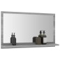 Badspiegel Grau Sonoma 60x10,5x37 cm Holzwerkstoff Badspiegel Grau Sonoma 60x10,5x37 cm Holzwerkstoff