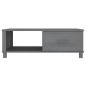Couchtisch HAMAR Dunkelgrau 100x55x35 cm Massivholz Kiefer Couchtisch HAMAR Dunkelgrau 100x55x35 cm Massivholz Kiefer