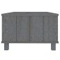 Couchtisch HAMAR Dunkelgrau 100x55x35 cm Massivholz Kiefer Couchtisch HAMAR Dunkelgrau 100x55x35 cm Massivholz Kiefer