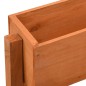 Pflanzkübel Klappbar Orange 60x14x75 cm Massivholz Tanne Pflanzkübel Klappbar Orange 60x14x75 cm Massivholz Tanne