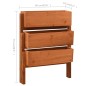 Pflanzkübel Klappbar Orange 60x14x75 cm Massivholz Tanne Pflanzkübel Klappbar Orange 60x14x75 cm Massivholz Tanne