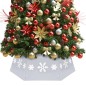 Weihnachtsbaumrock Silbern und Weiß Ø68x25 cm Weihnachtsbaumrock Silbern und Weiß Ø68x25 cm