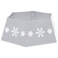 Weihnachtsbaumrock Silbern und Weiß Ø68x25 cm Weihnachtsbaumrock Silbern und Weiß Ø68x25 cm