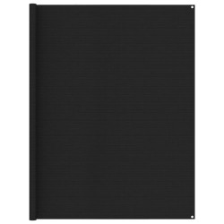 Zeltteppich 250x600 cm Schwarz