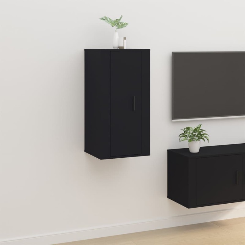 TV-Wandschrank Schwarz 40x34,5x80 cm TV-Wandschrank Schwarz 40x34,5x80 cm