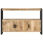 Beistellschrank 120 x 30 x 75 cm Massivholz Mango Beistellschrank 120 x 30 x 75 cm Massivholz Mango