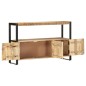 Beistellschrank 120 x 30 x 75 cm Massivholz Mango Beistellschrank 120 x 30 x 75 cm Massivholz Mango