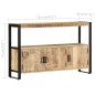 Beistellschrank 120 x 30 x 75 cm Massivholz Mango Beistellschrank 120 x 30 x 75 cm Massivholz Mango