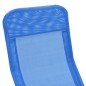 Klappliegen 2 Stk. Textilene Blau Klappliegen 2 Stk. Textilene Blau
