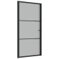 vidaXL Innentür 102,5x201,5 cm Schwarz Mattglas und Aluminium vidaXL Innentür 102,5x201,5 cm Schwarz Mattglas und Aluminium
