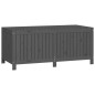 Gartentruhe Grau 147x68x64 cm Massivholz Kiefer Gartentruhe Grau 147x68x64 cm Massivholz Kiefer