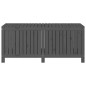 Gartentruhe Grau 147x68x64 cm Massivholz Kiefer Gartentruhe Grau 147x68x64 cm Massivholz Kiefer