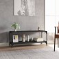 TV-Schrank Schwarz 100x33x41 cm Holzwerkstoff und Stahl TV-Schrank Schwarz 100x33x41 cm Holzwerkstoff und Stahl