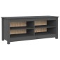 Schuhbank Grau 110x38x45,5 cm Massivholz Kiefer Schuhbank Grau 110x38x45,5 cm Massivholz Kiefer