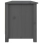 Schuhbank Grau 110x38x45,5 cm Massivholz Kiefer Schuhbank Grau 110x38x45,5 cm Massivholz Kiefer