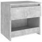 Nachttische 2 Stk. Betongrau 40x30x39 cm Holzwerkstoff Nachttische 2 Stk. Betongrau 40x30x39 cm Holzwerkstoff