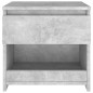 Nachttische 2 Stk. Betongrau 40x30x39 cm Holzwerkstoff Nachttische 2 Stk. Betongrau 40x30x39 cm Holzwerkstoff