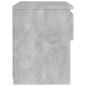 Nachttische 2 Stk. Betongrau 40x30x39 cm Holzwerkstoff Nachttische 2 Stk. Betongrau 40x30x39 cm Holzwerkstoff