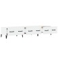vidaXL TV-Schrank Hochglanz-Weiß 150x34,5x30 cm Holzwerkstoff vidaXL TV-Schrank Hochglanz-Weiß 150x34,5x30 cm Holzwerkstoff