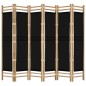 6-tlg. Paravent Faltbar 240 cm Bambus und Canvas 6-tlg. Paravent Faltbar 240 cm Bambus und Canvas