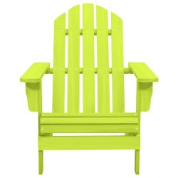 Adirondack-Gartenstuhl Massivholz Tanne Grün
