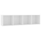 vidaXL Bücherregal/TV-Schrank Weiß 143×30×36 cm vidaXL Bücherregal/TV-Schrank Weiß 143×30×36 cm