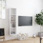 vidaXL Bücherregal/TV-Schrank Weiß 143×30×36 cm vidaXL Bücherregal/TV-Schrank Weiß 143×30×36 cm