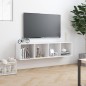 vidaXL Bücherregal/TV-Schrank Weiß 143×30×36 cm vidaXL Bücherregal/TV-Schrank Weiß 143×30×36 cm