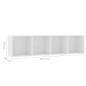 vidaXL Bücherregal/TV-Schrank Weiß 143×30×36 cm vidaXL Bücherregal/TV-Schrank Weiß 143×30×36 cm