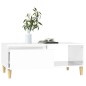 Couchtisch Hochglanz-Weiß 90x50x36,5 cm Holzwerkstoff Couchtisch Hochglanz-Weiß 90x50x36,5 cm Holzwerkstoff