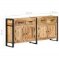 Sideboard 172x35x80 cm Mango Massivholz Sideboard 172x35x80 cm Mango Massivholz