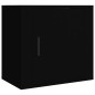 Wand-Nachttische 2 Stk. Schwarz 50x30x47 cm Wand-Nachttische 2 Stk. Schwarz 50x30x47 cm