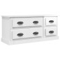 TV-Schrank Hochglanz-Weiß 100x35,5x45 cm Holzwerkstoff TV-Schrank Hochglanz-Weiß 100x35,5x45 cm Holzwerkstoff