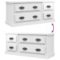 TV-Schrank Hochglanz-Weiß 100x35,5x45 cm Holzwerkstoff TV-Schrank Hochglanz-Weiß 100x35,5x45 cm Holzwerkstoff
