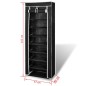 Schuhschrank Schuhregal 8 Schicht 57 x 29 x 162 cm Schuhschrank Schuhregal 8 Schicht 57 x 29 x 162 cm